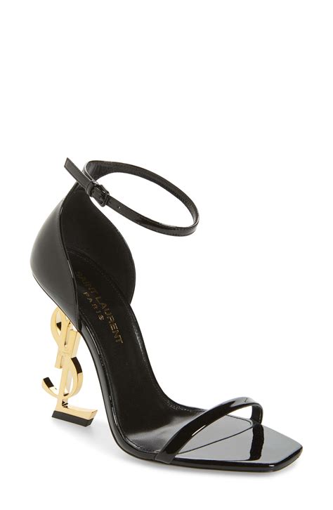 ysl high heels black